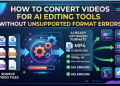 How to Convert Videos for AI Editing Tools Without Unsupported Format Errors